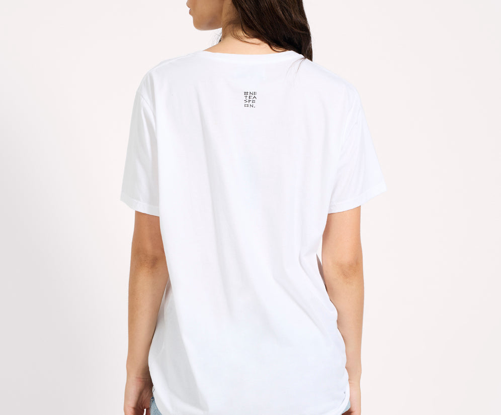 Good Times Boyfriend Tee - White