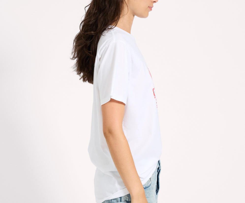 Good Times Boyfriend Tee - White
