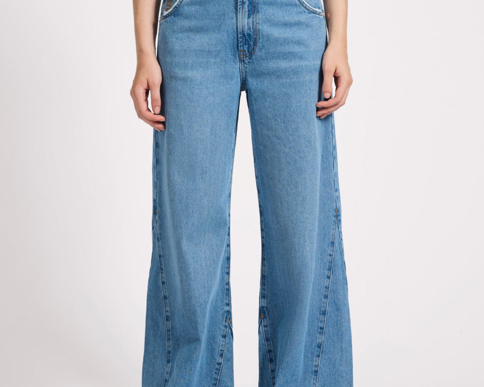 Cruisers Mid Waist Bootcut Flare Denim Jeans - New Blue