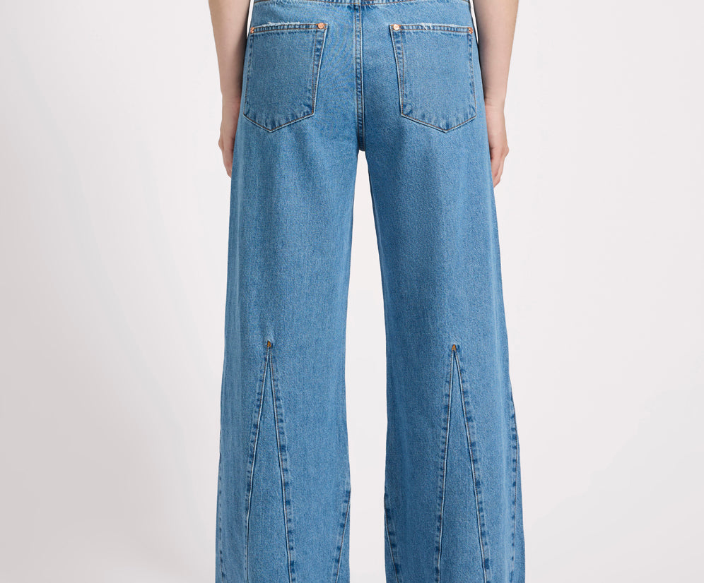 Cruisers Mid Waist Bootcut Flare Denim Jeans - New Blue