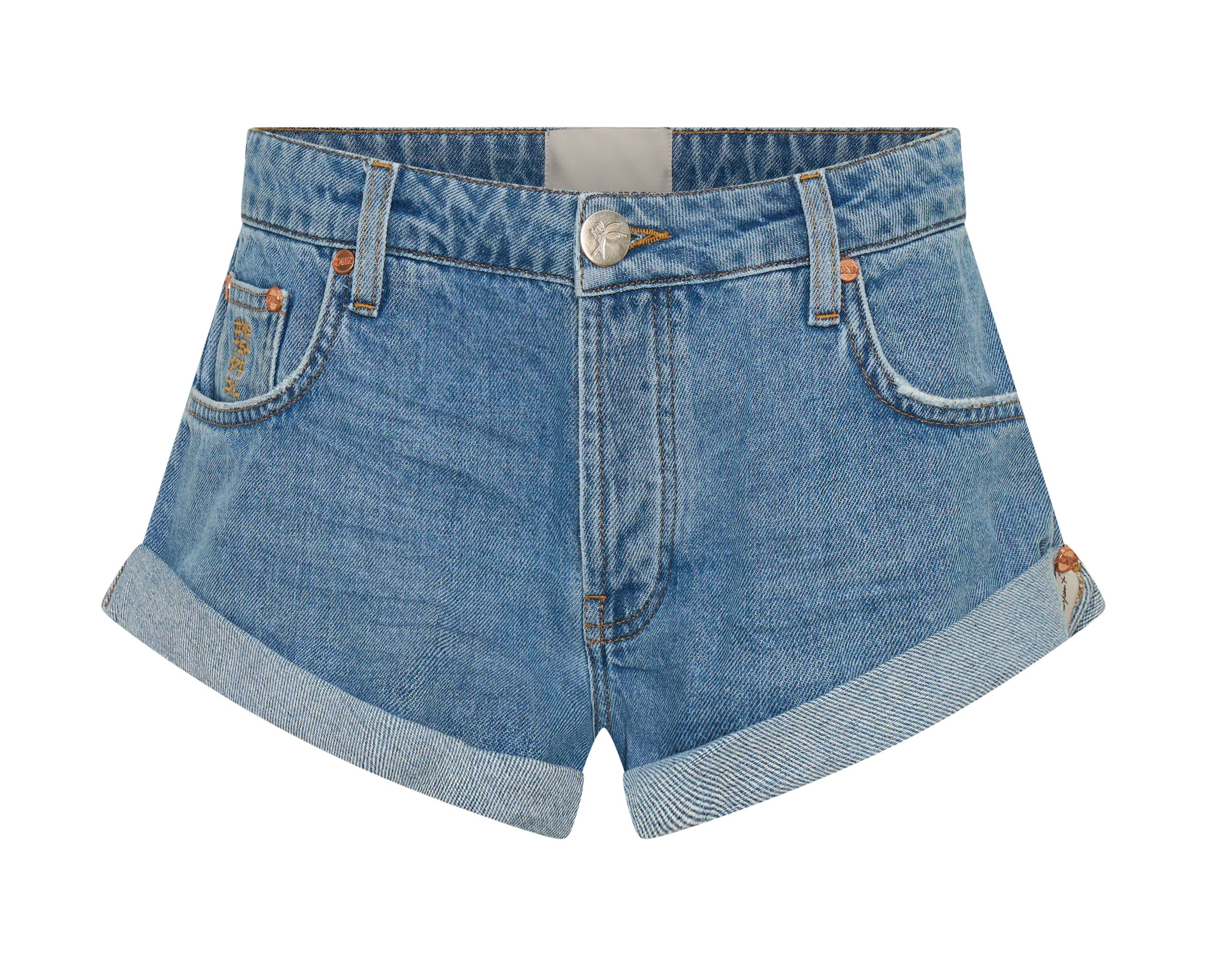 Bandits Low Waist Denim Shorts - New Blue