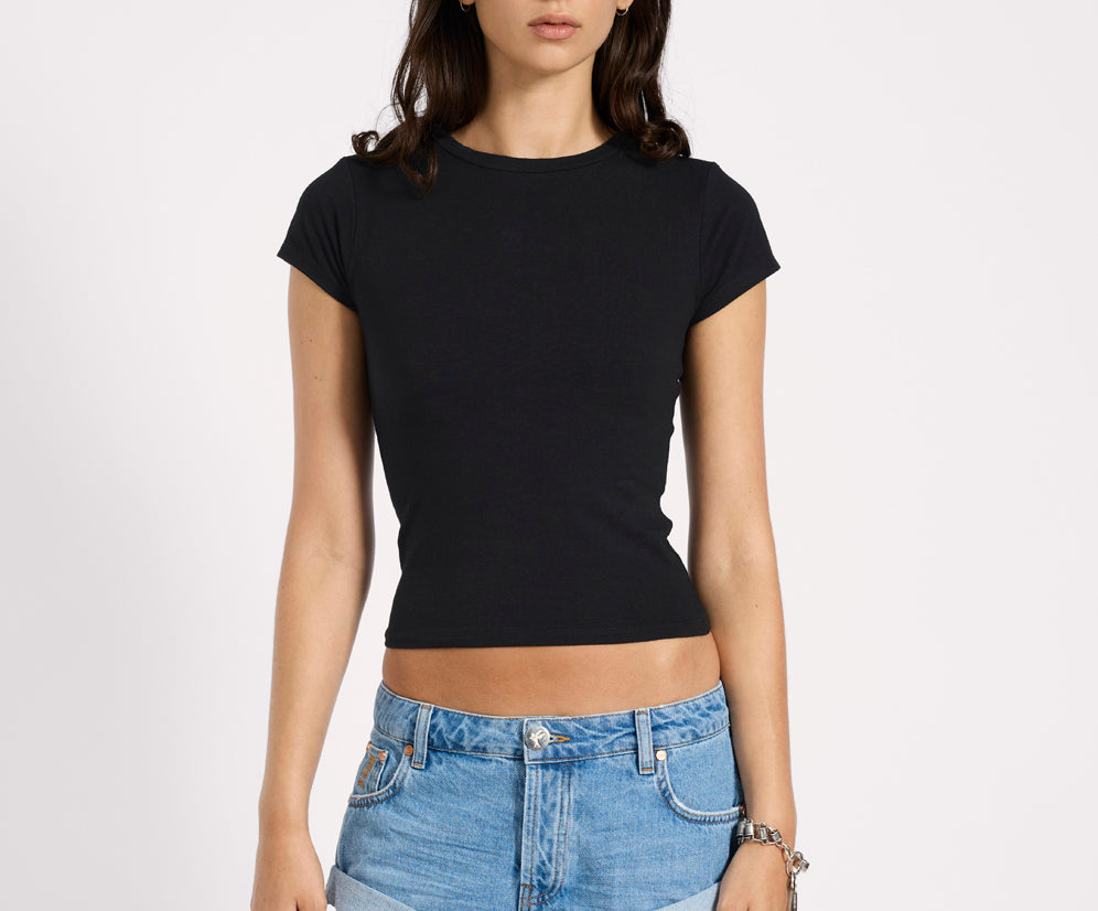 Bandits Low Waist Denim Shorts - New Blue