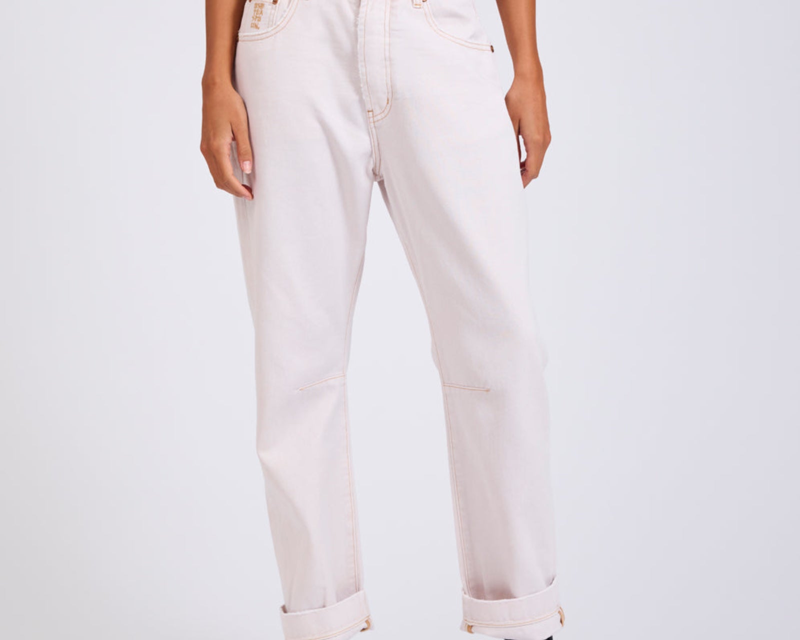 Bandits Low Waist Boyfriend Denim Jeans - Pink Tint