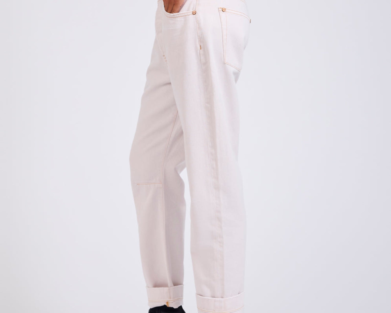 Bandits Low Waist Boyfriend Denim Jeans - Pink Tint