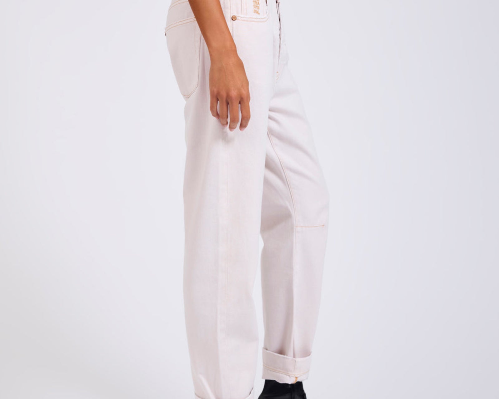 Bandits Low Waist Boyfriend Denim Jeans - Pink Tint