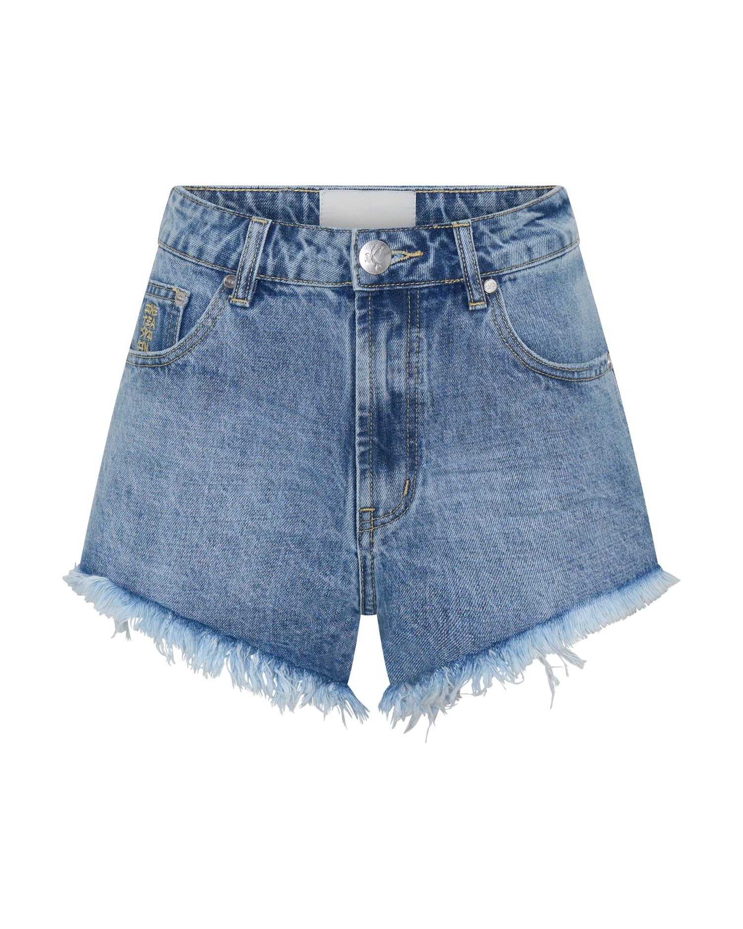  Renegades High Waist Denim Shorts - Pretty Blue