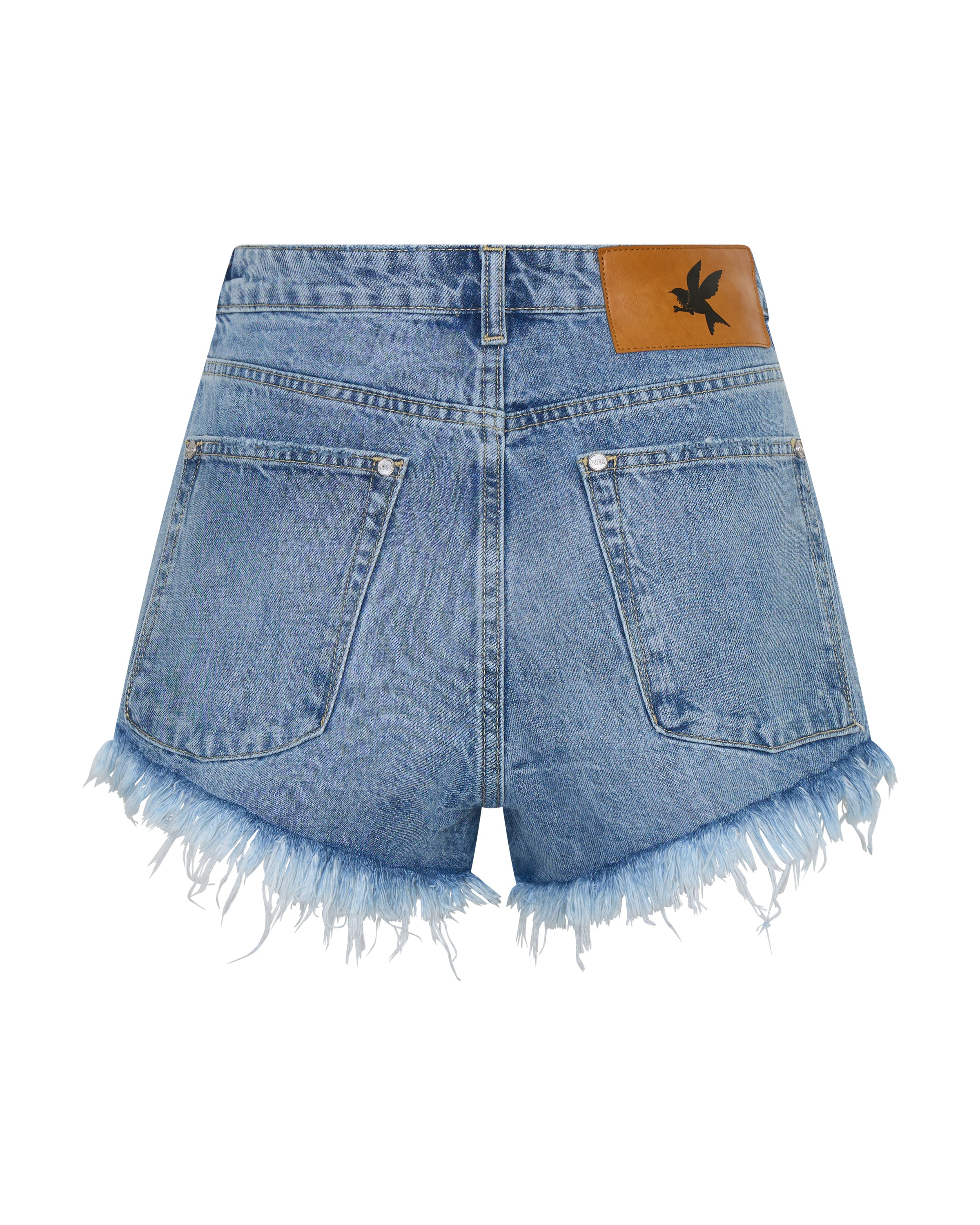 Renegades High Waist Denim Shorts - Pretty Blue | One Teaspoon USA