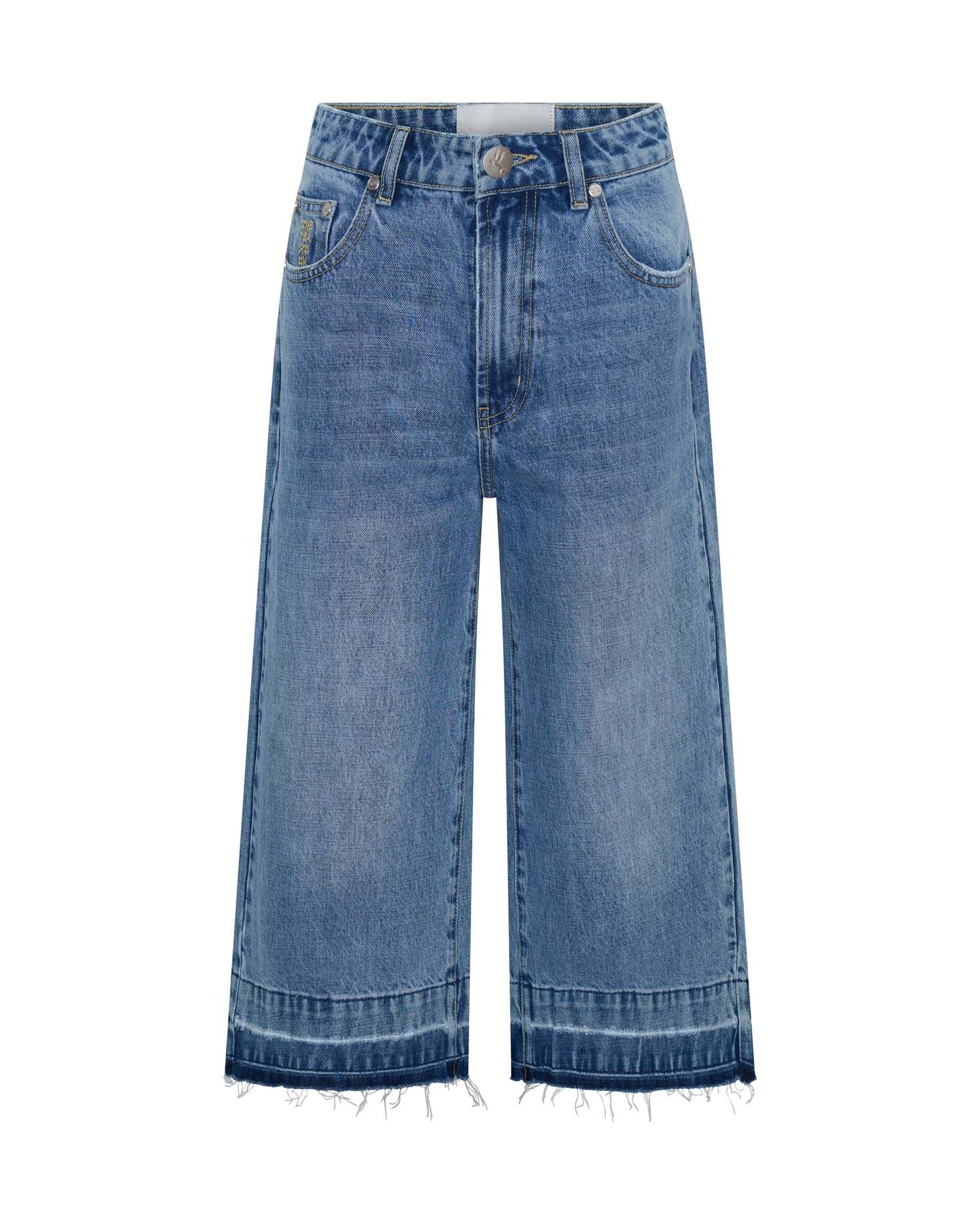  720'S Mid Waist Long Length Shorts - Pretty Blue