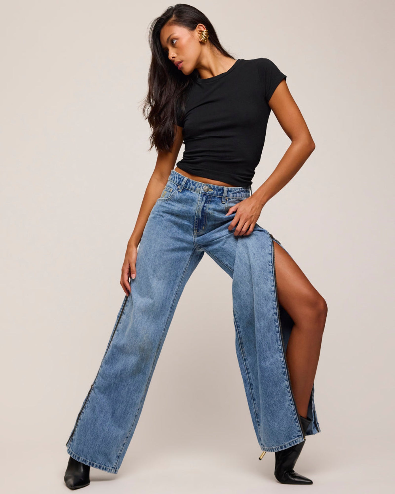 Women's Lowrider Denim Jeans - One Teaspoon USA