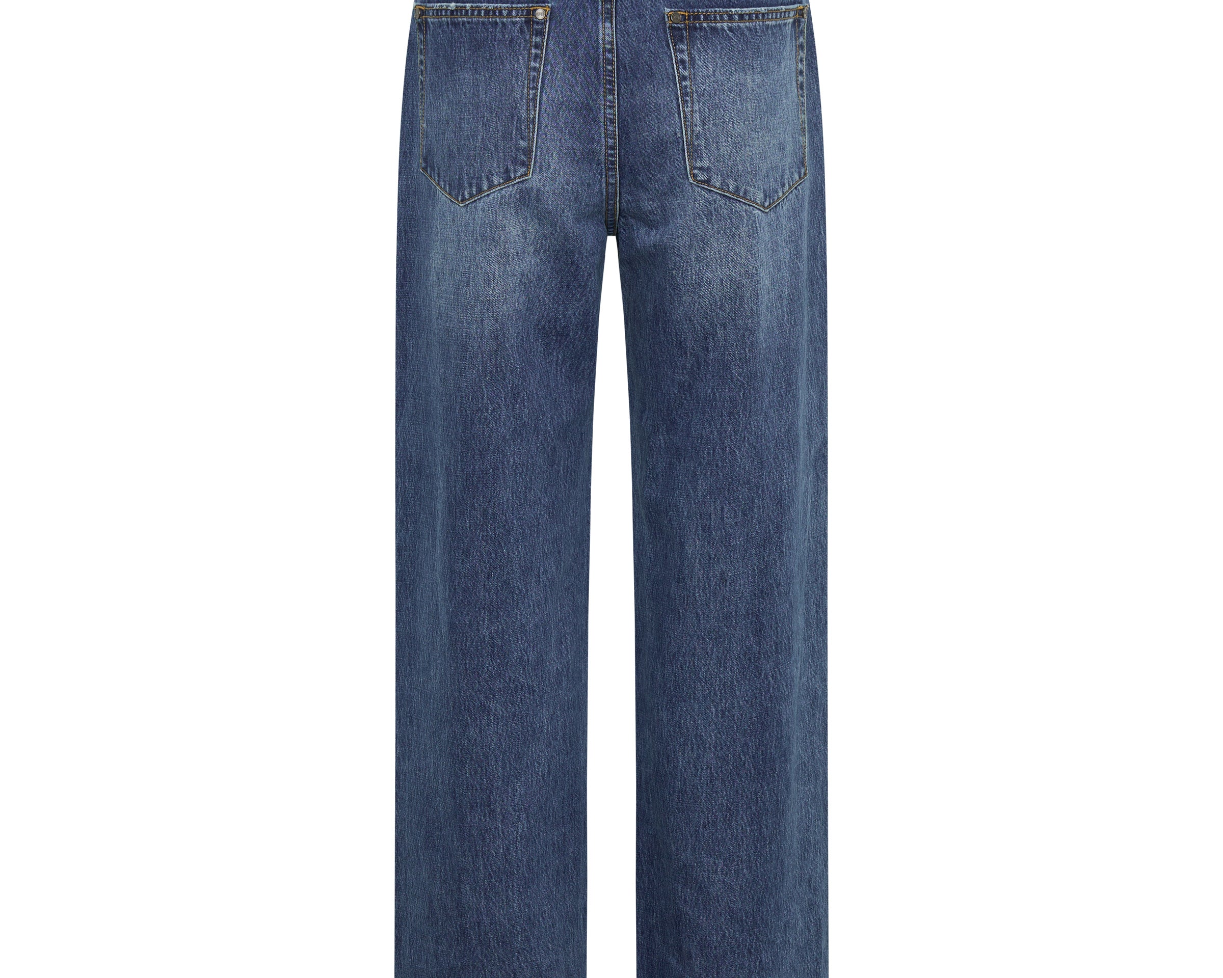 Baxters Mid Waist Wide Leg Denim Jeans - Blue Love