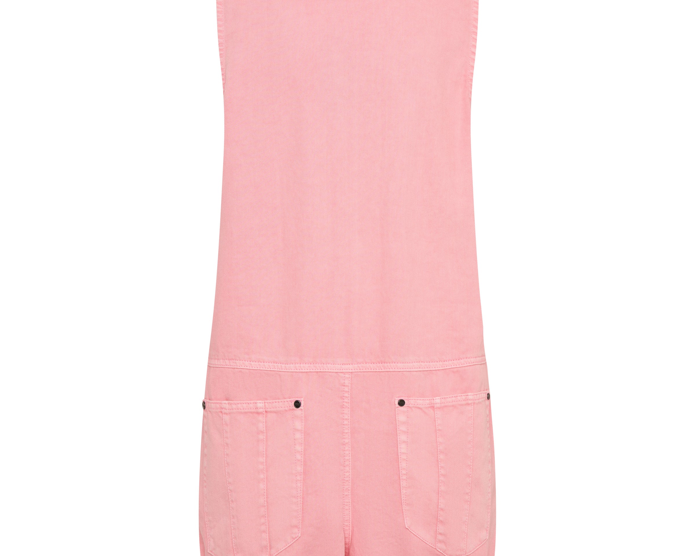 Braxton Mini Utility Denim Jumpsuit - Prism Pink