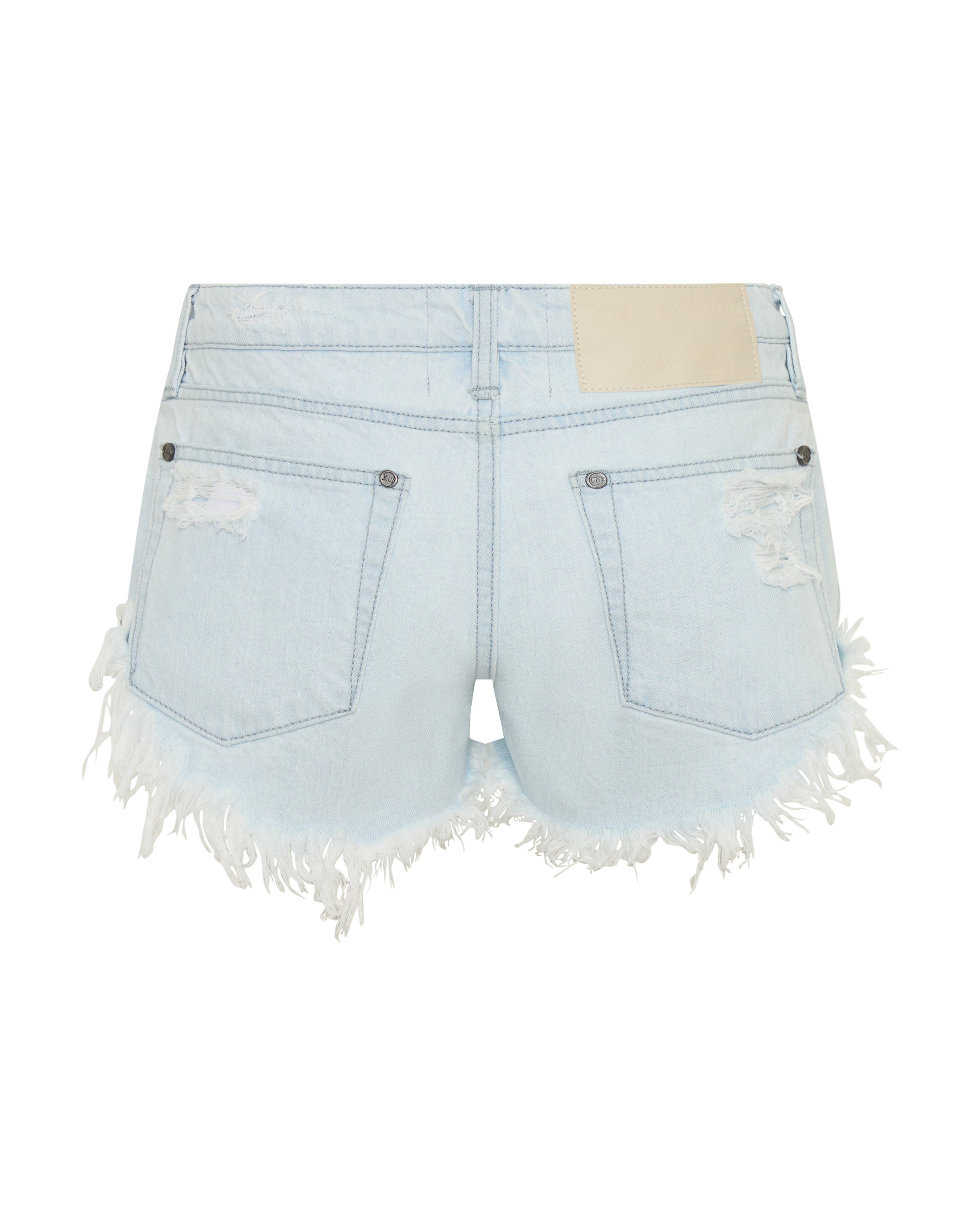 Dukes Low Waist Mini Denim Shorts - Xanthe | One Teaspoon USA