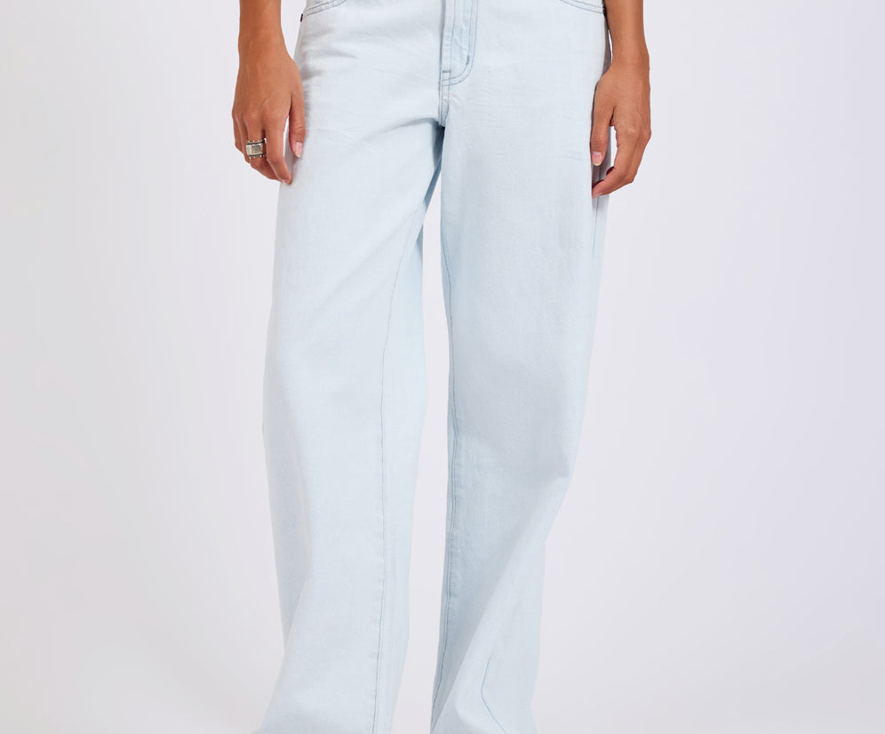 Low Riders Low Waist Wide Leg Denim Jeans - Xanthe