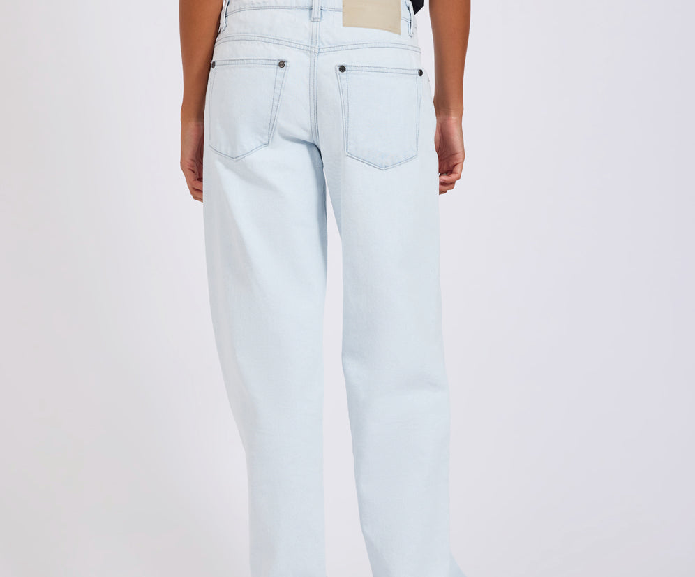 Low Riders Low Waist Wide Leg Denim Jeans - Xanthe