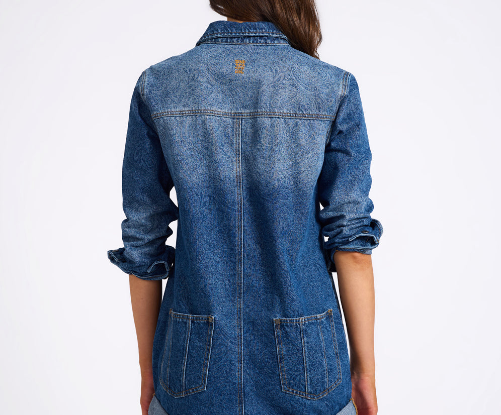 Prophecy Jumpsuit - Blue Paisley