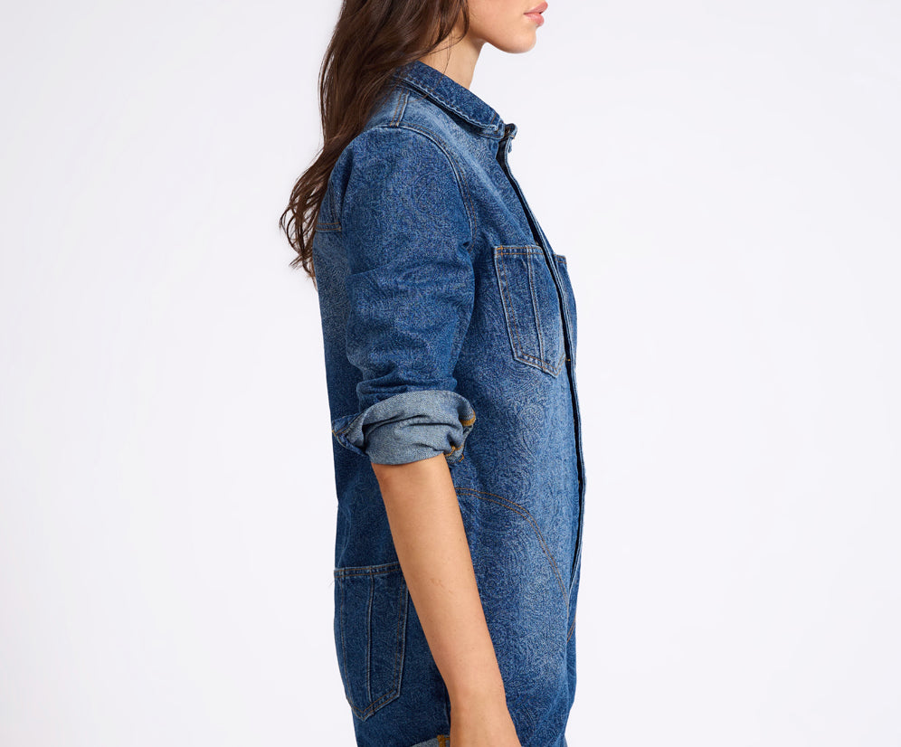 Prophecy Jumpsuit - Blue Paisley