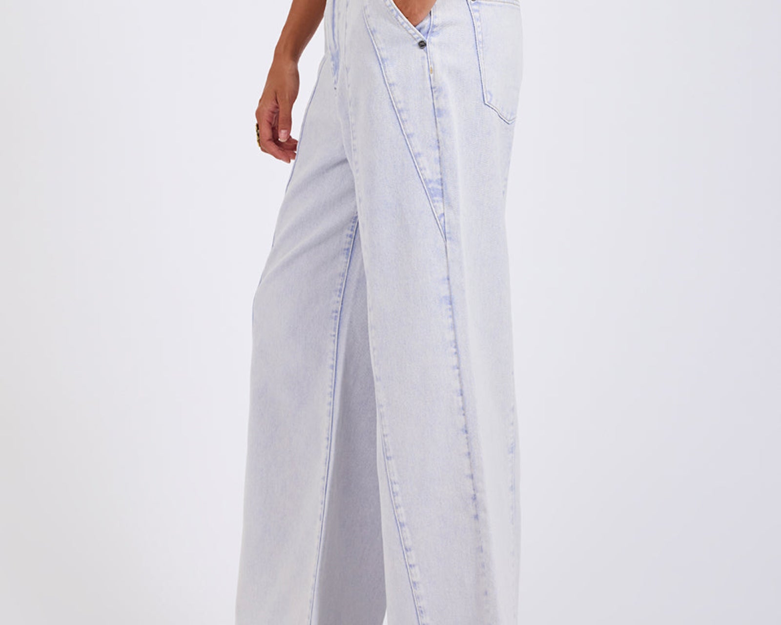 Hayden High Waist Wide Leg Trouser Denim Jeans