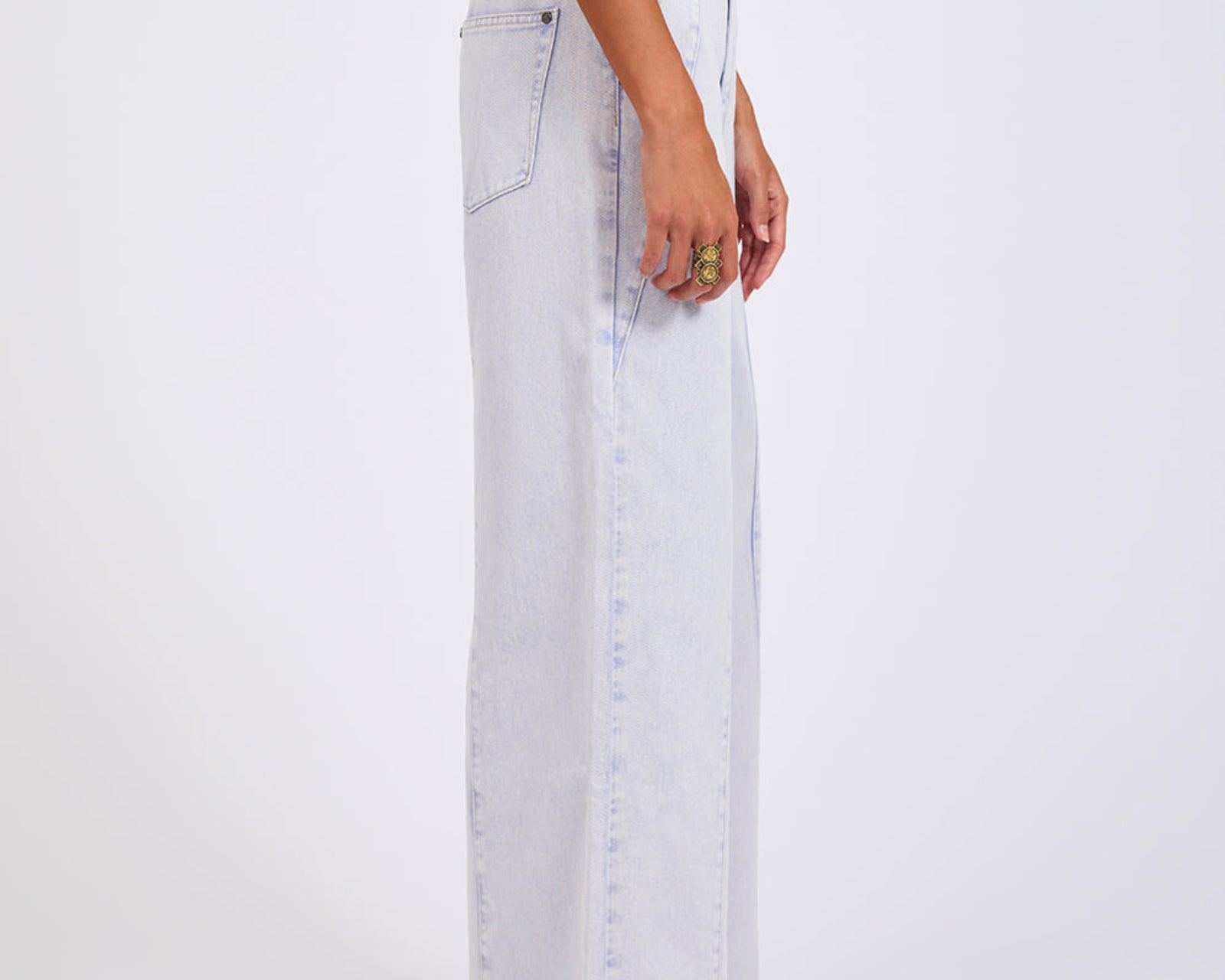 Hayden High Waist Wide Leg Trouser Denim Jeans