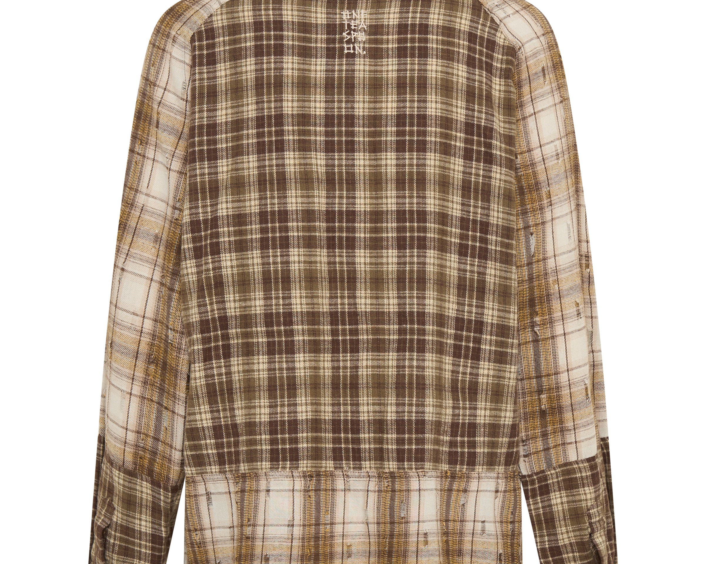 Rodeo Rust Patchwork Flannel Shirt - Brown