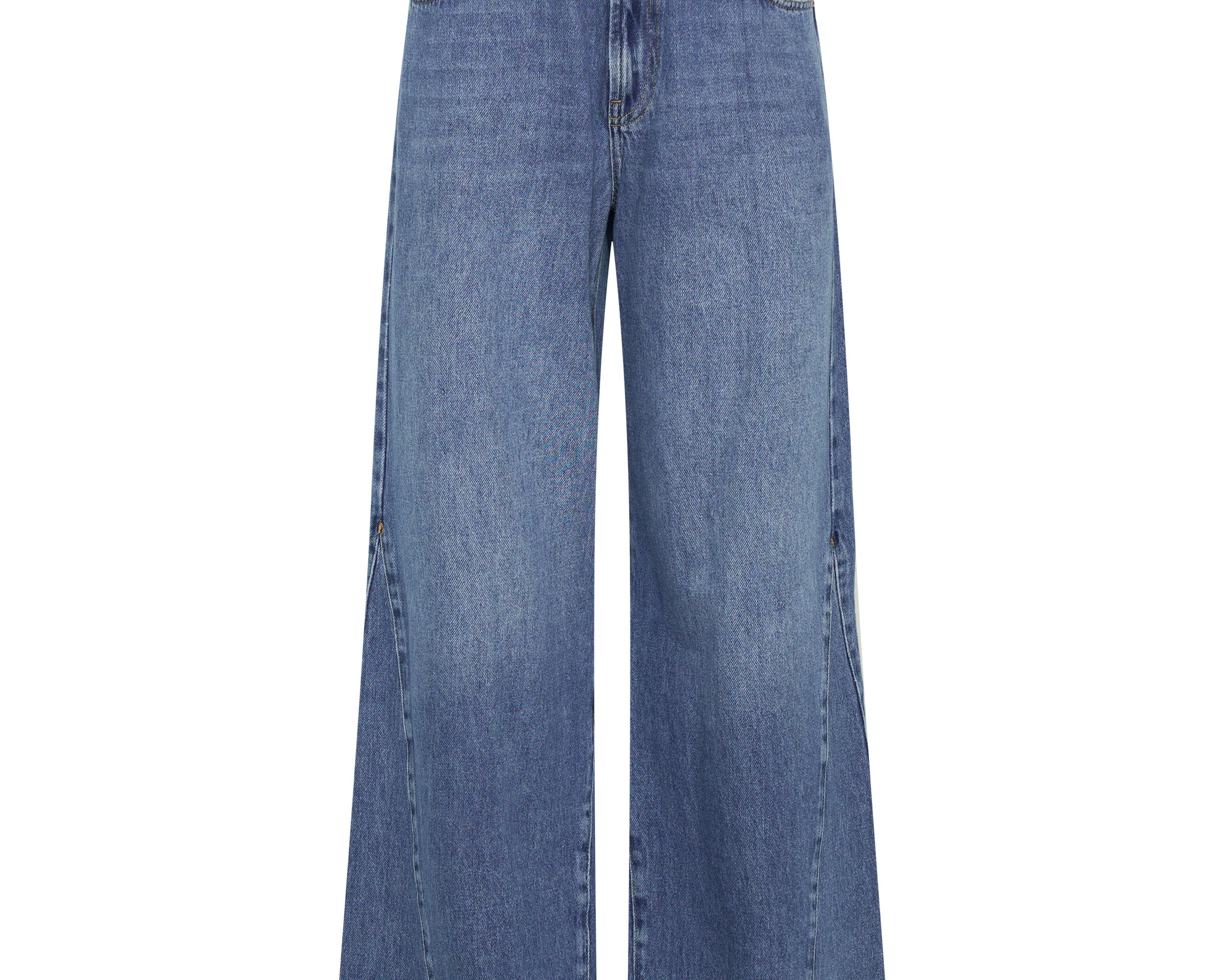 Cruisers Mid Waist Bootcut Flare Denim Jeans - Bright Blue