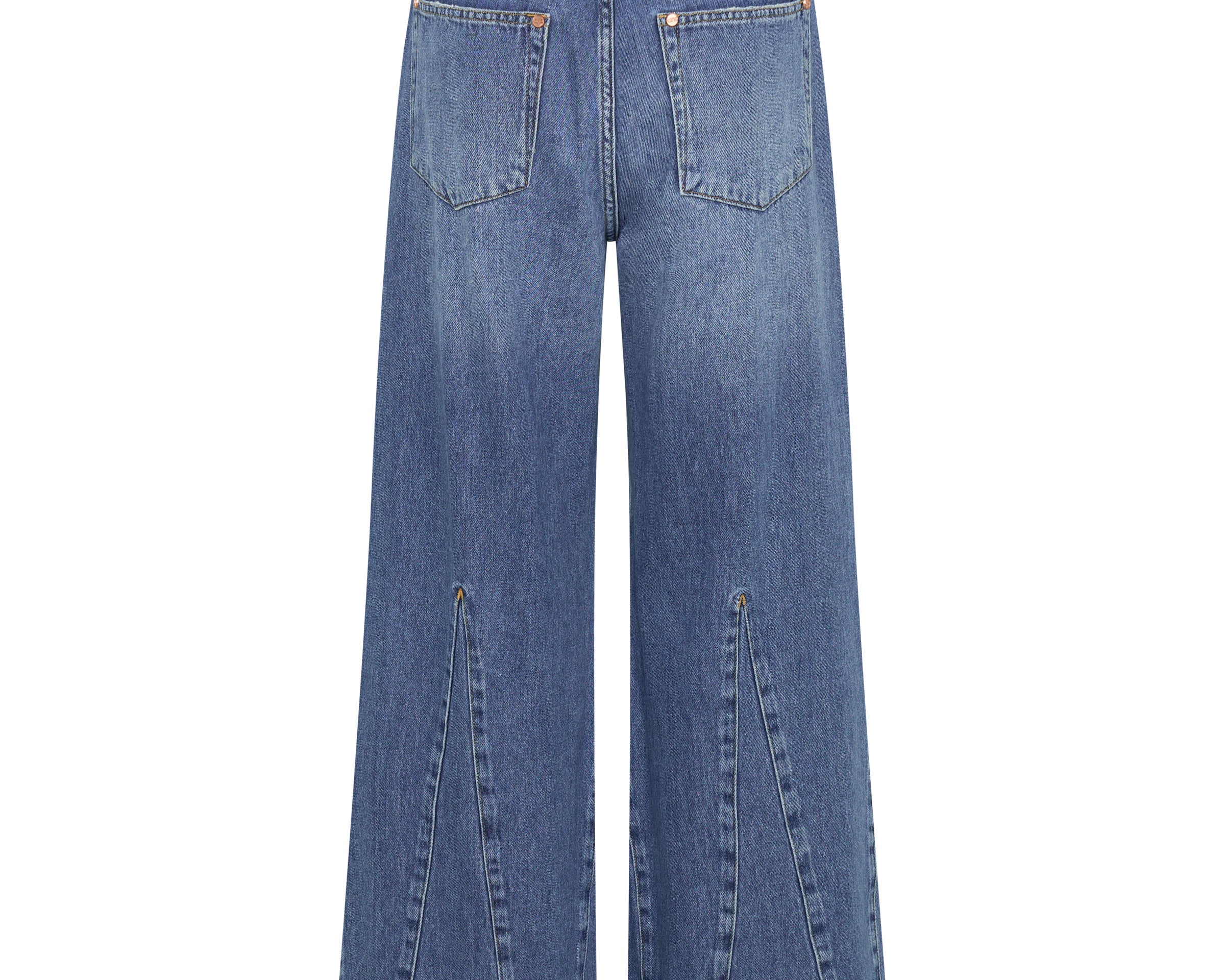 Cruisers Mid Waist Bootcut Flare Denim Jeans - Bright Blue