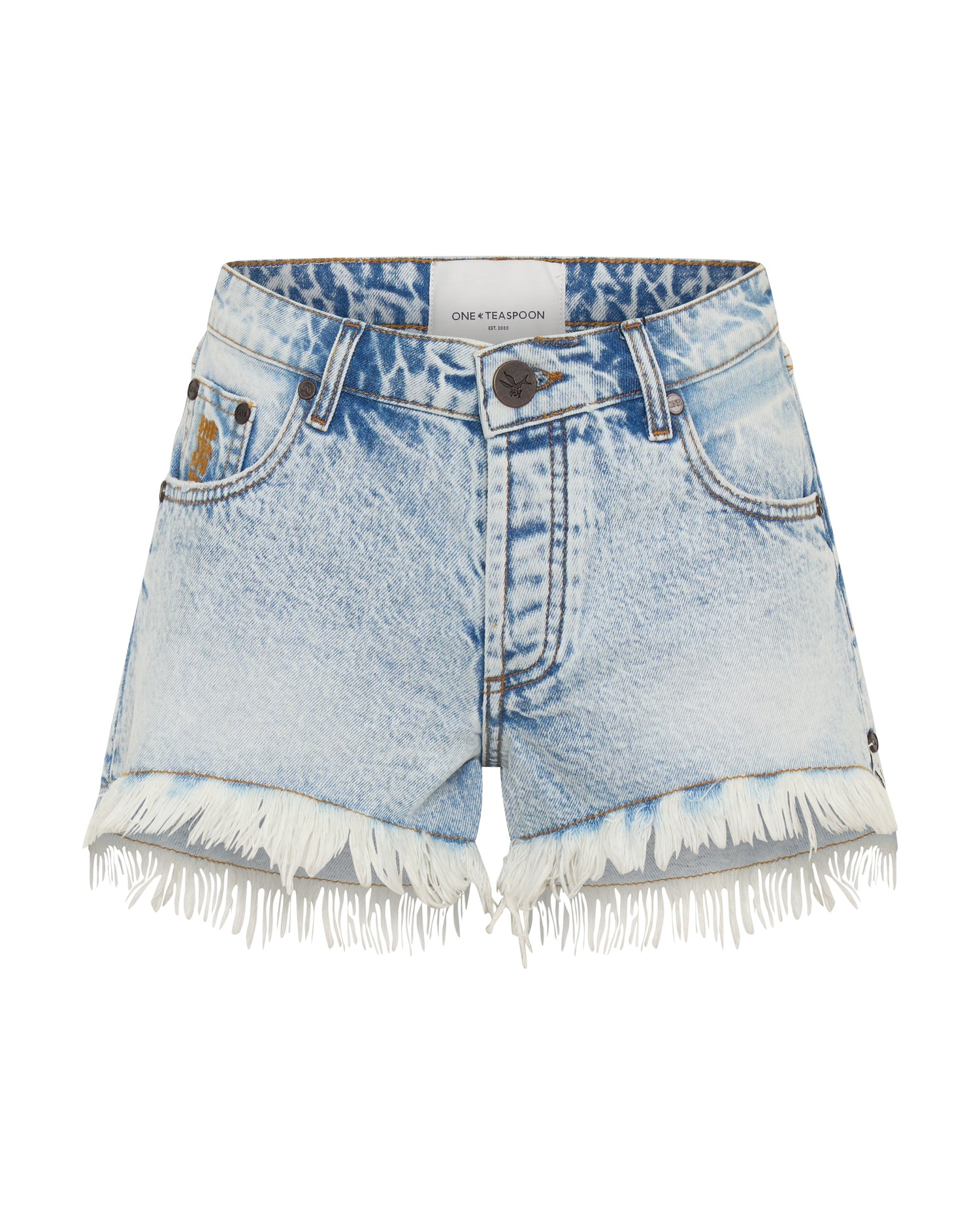 Bonitas Low Waist Denim Shorts - Whisper Blue