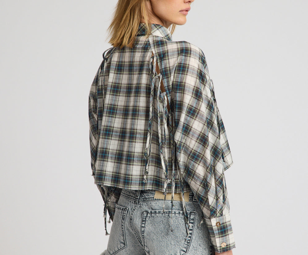 Dukes Low Waist Mini Denim Shorts - Soft Grey