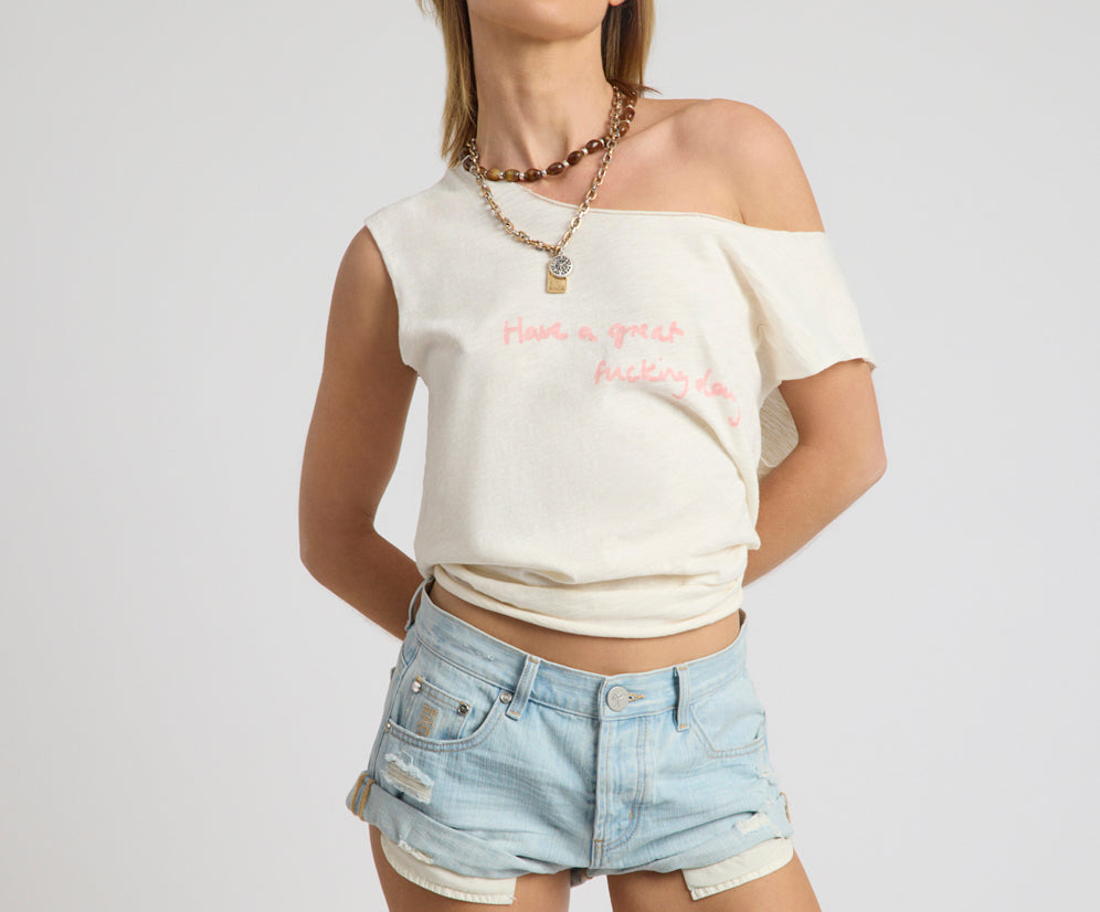Bandits Low Waist Denim Shorts - Sea Mist Blue