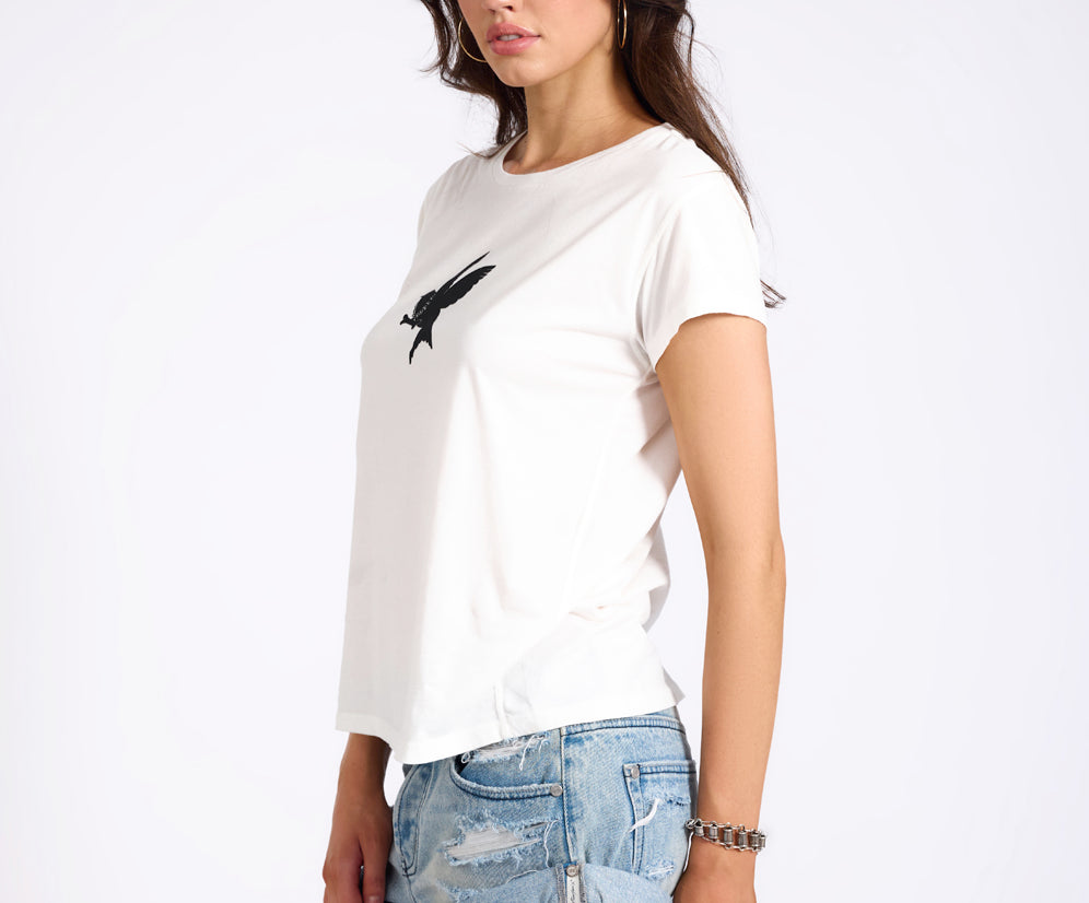 Classic Bird Tee - White