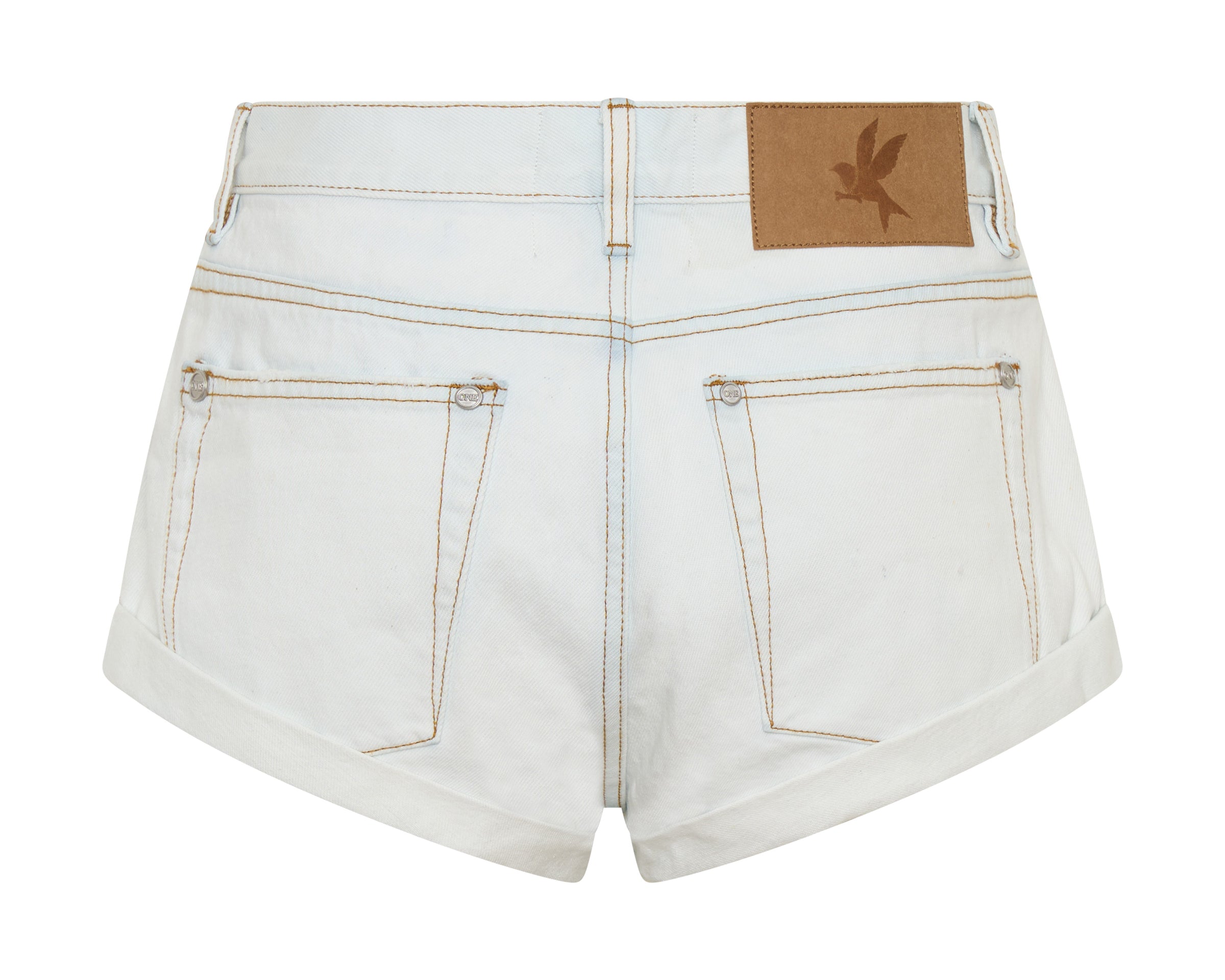 Bandits Low Waist Denim Shorts - Arctic Blue