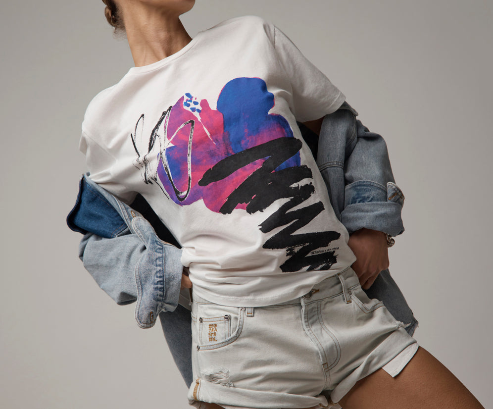 Art Boyfriend Tee - White