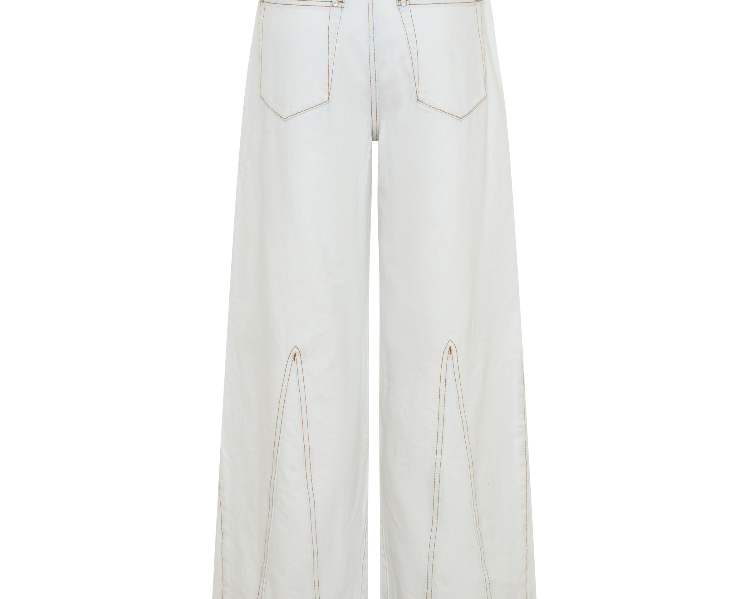 Cruisers Mid Waist Panel Bootcut Flare Denim Jeans - Arctic Blue