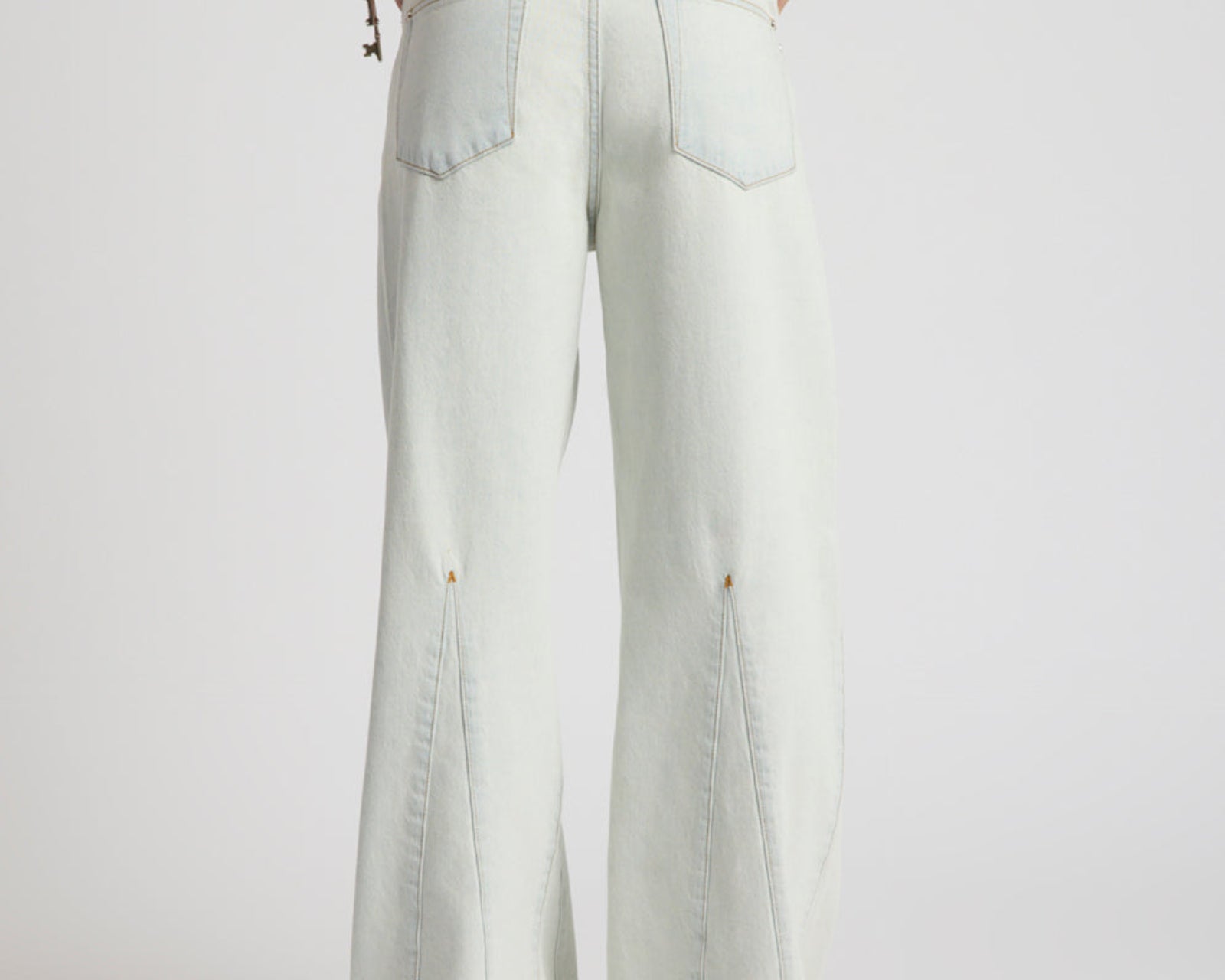 Cruisers Mid Waist Panel Bootcut Flare Denim Jeans - Arctic Blue