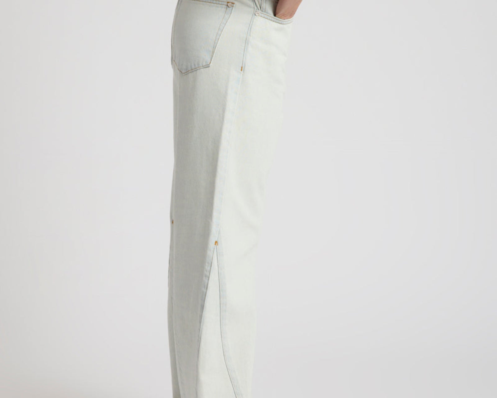Cruisers Mid Waist Panel Bootcut Flare Denim Jeans - Arctic Blue