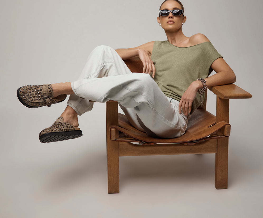 Cruisers Mid Waist Panel Bootcut Flare Denim Jeans - Arctic Blue