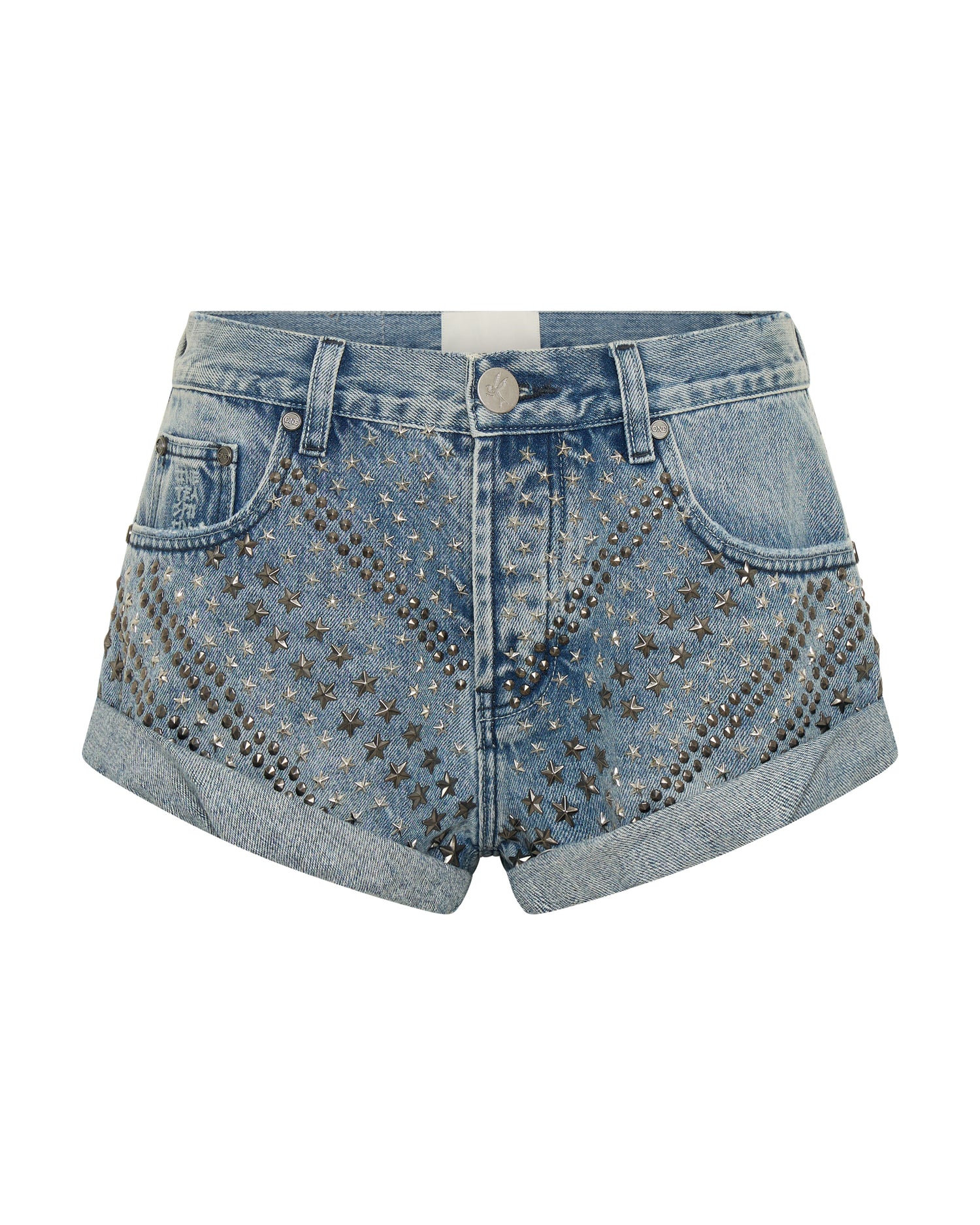Products 25th Anniversary Limited Edition Bandits Low Waist Studded Denim Shorts - Salty Dog