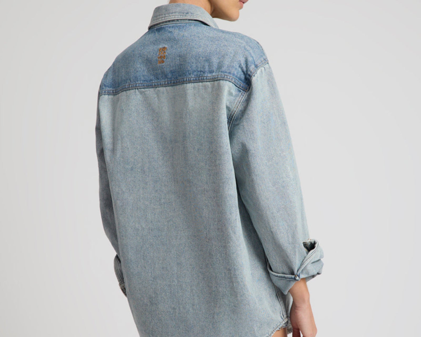 Saint Tropez Everyday Denim Shacket - Hendrixe Blue