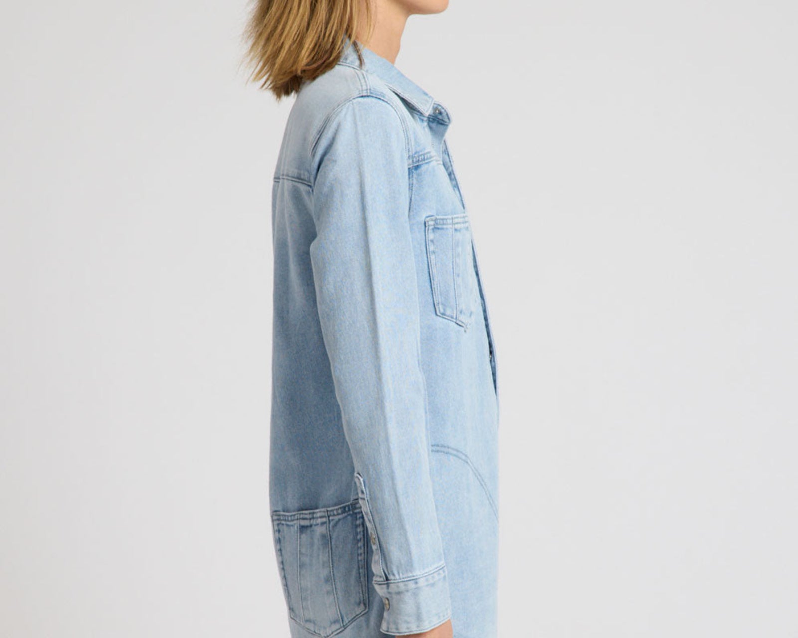 Prophecy Denim Jumpsuit - Blue Latte