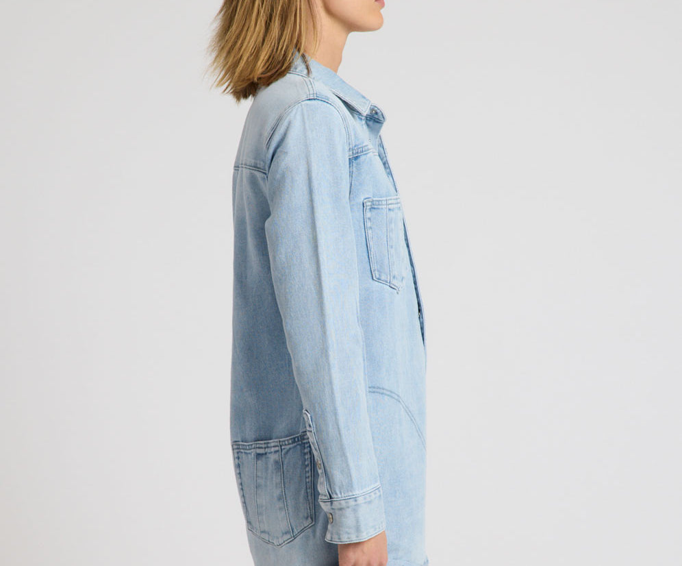 Prophecy Denim Jumpsuit - Blue Latte