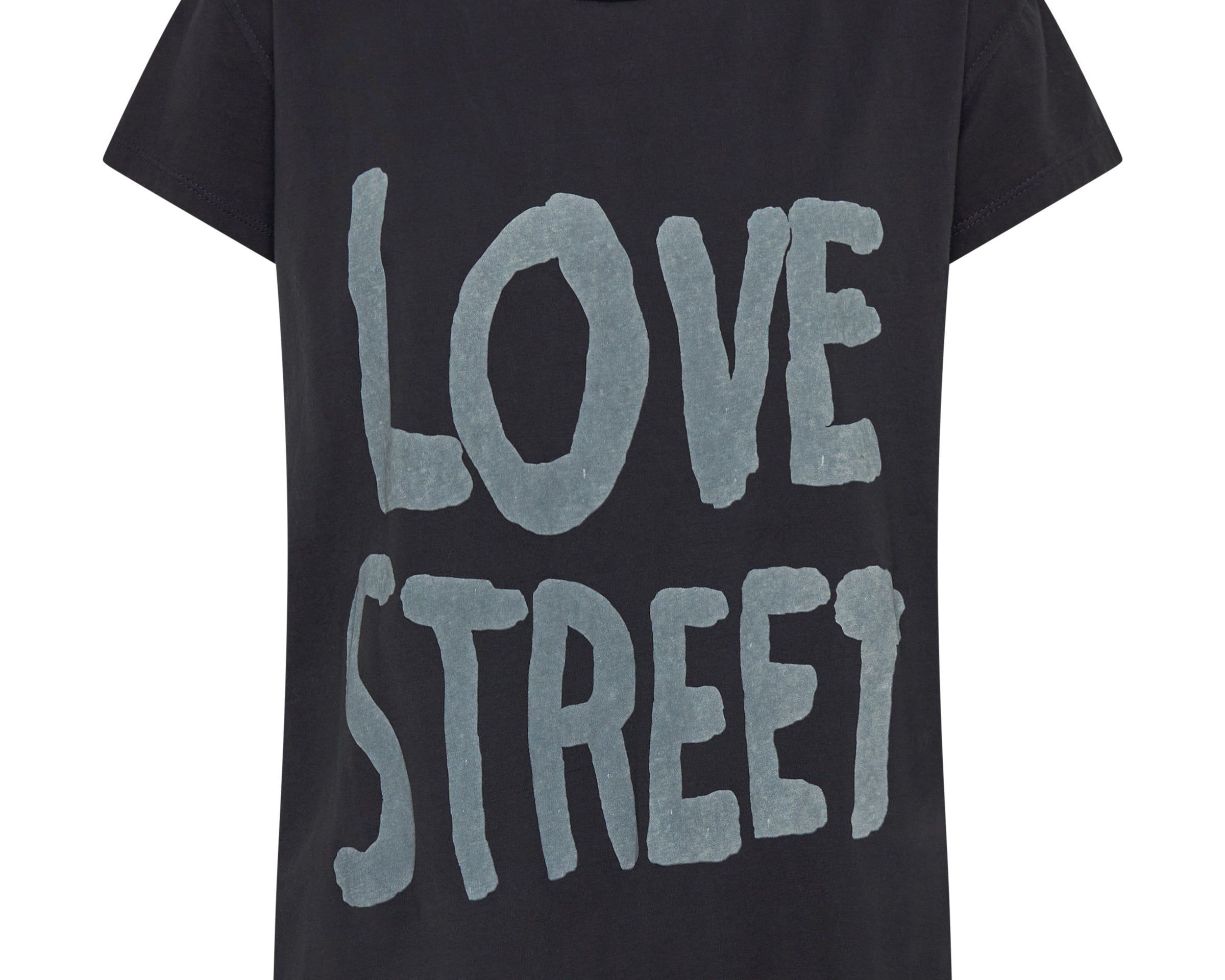 Love Street Classic Tee - Stone Wash Black