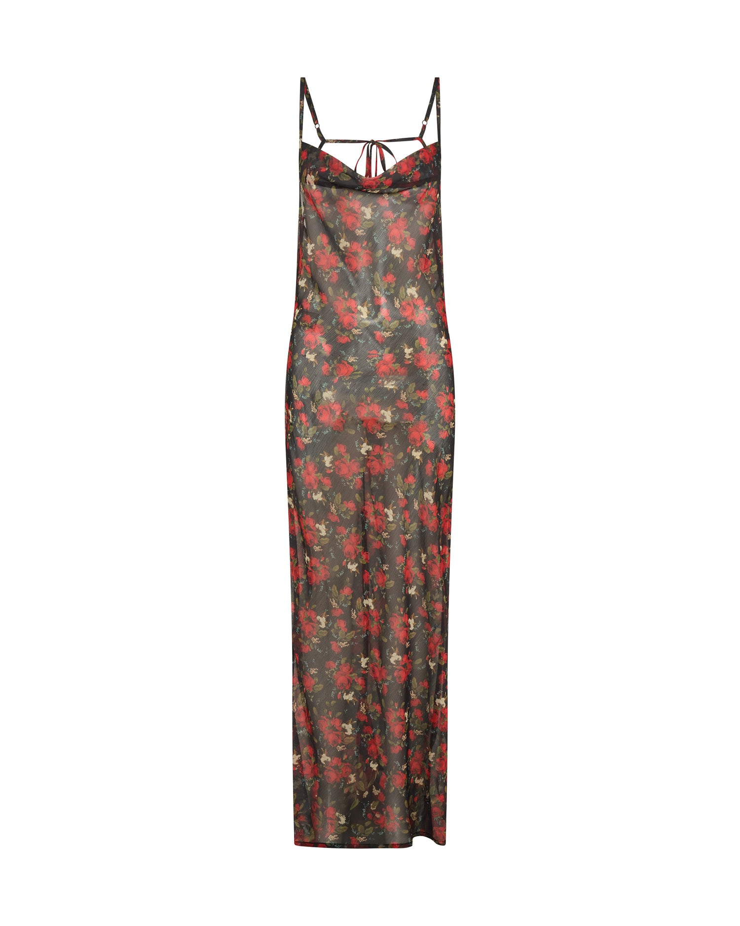 New Arrivals Flower Jagger Slip Dress - Red