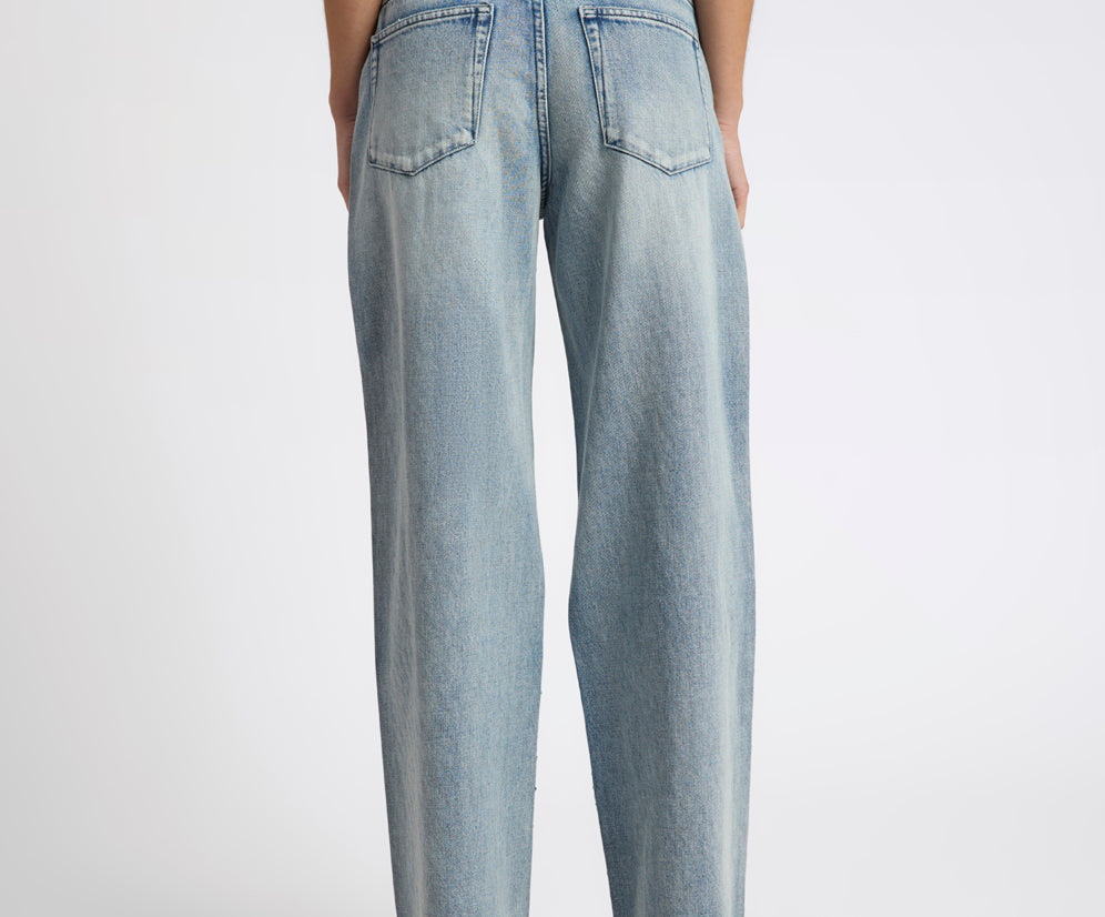 25th Anniversary Limited Edition Jackson Mid Waist Wide Leg Studded Denim Jeans - Salty Dog
