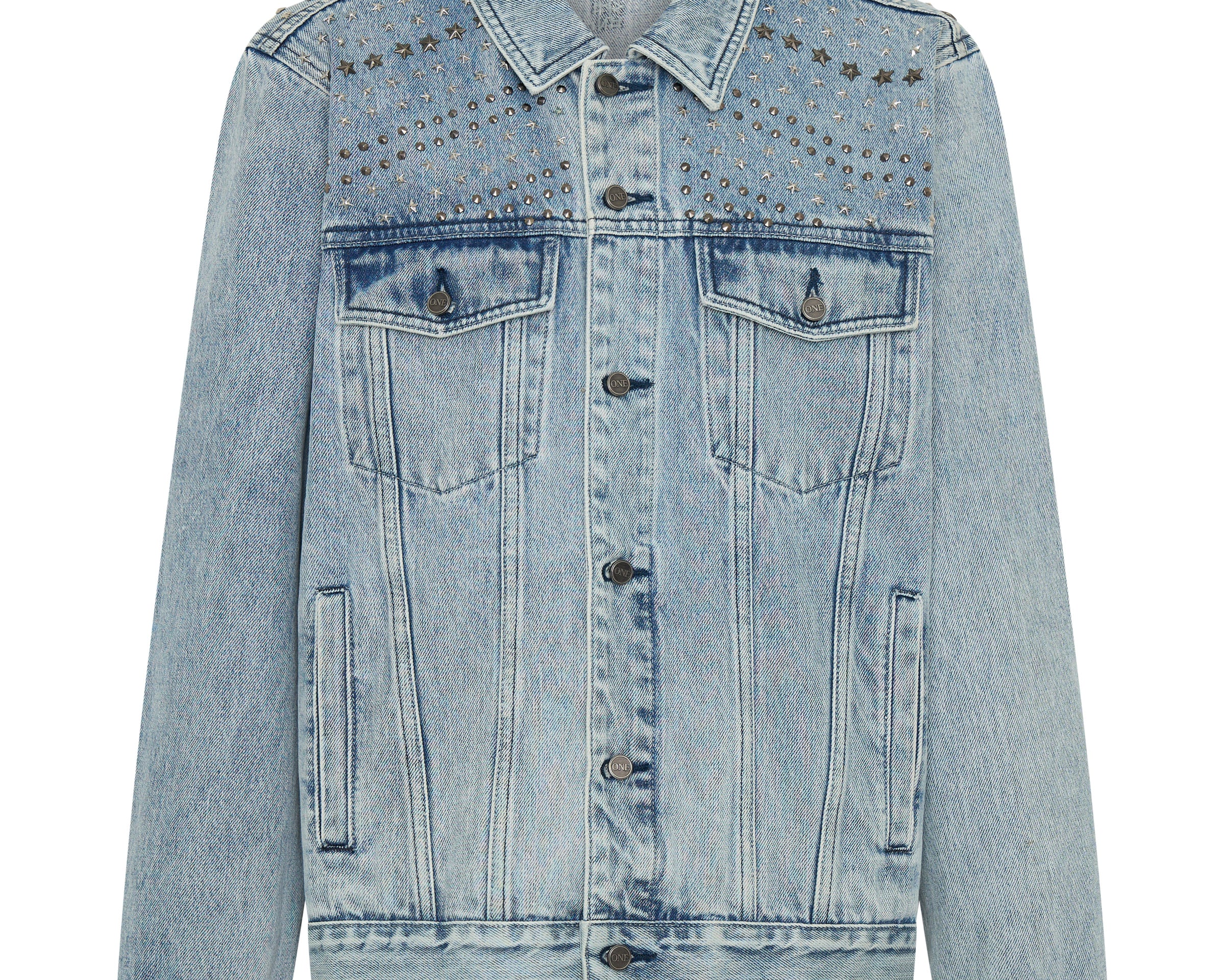 25th Anniversary Limited Edition Trucker Studded Denim Jacket - Salty Dog