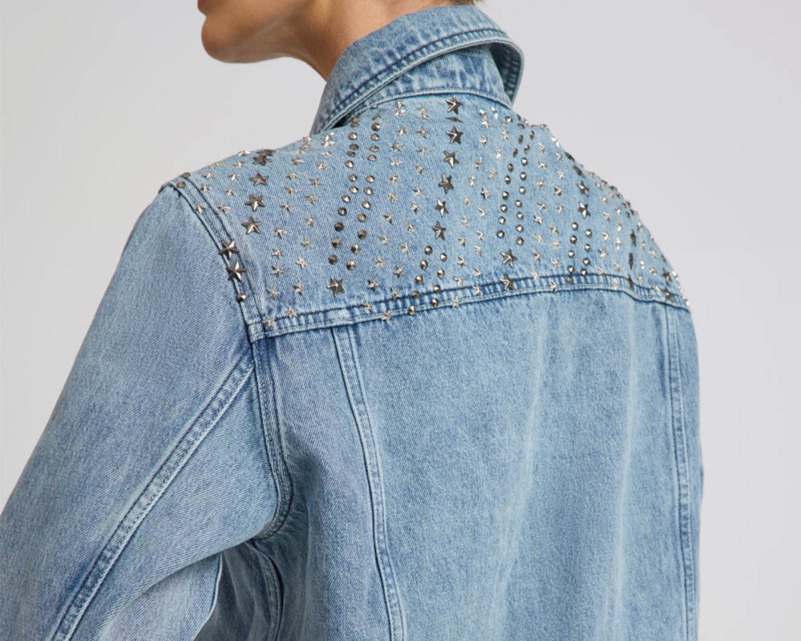 25th Anniversary Limited Edition Trucker Studded Denim Jacket - Salty Dog