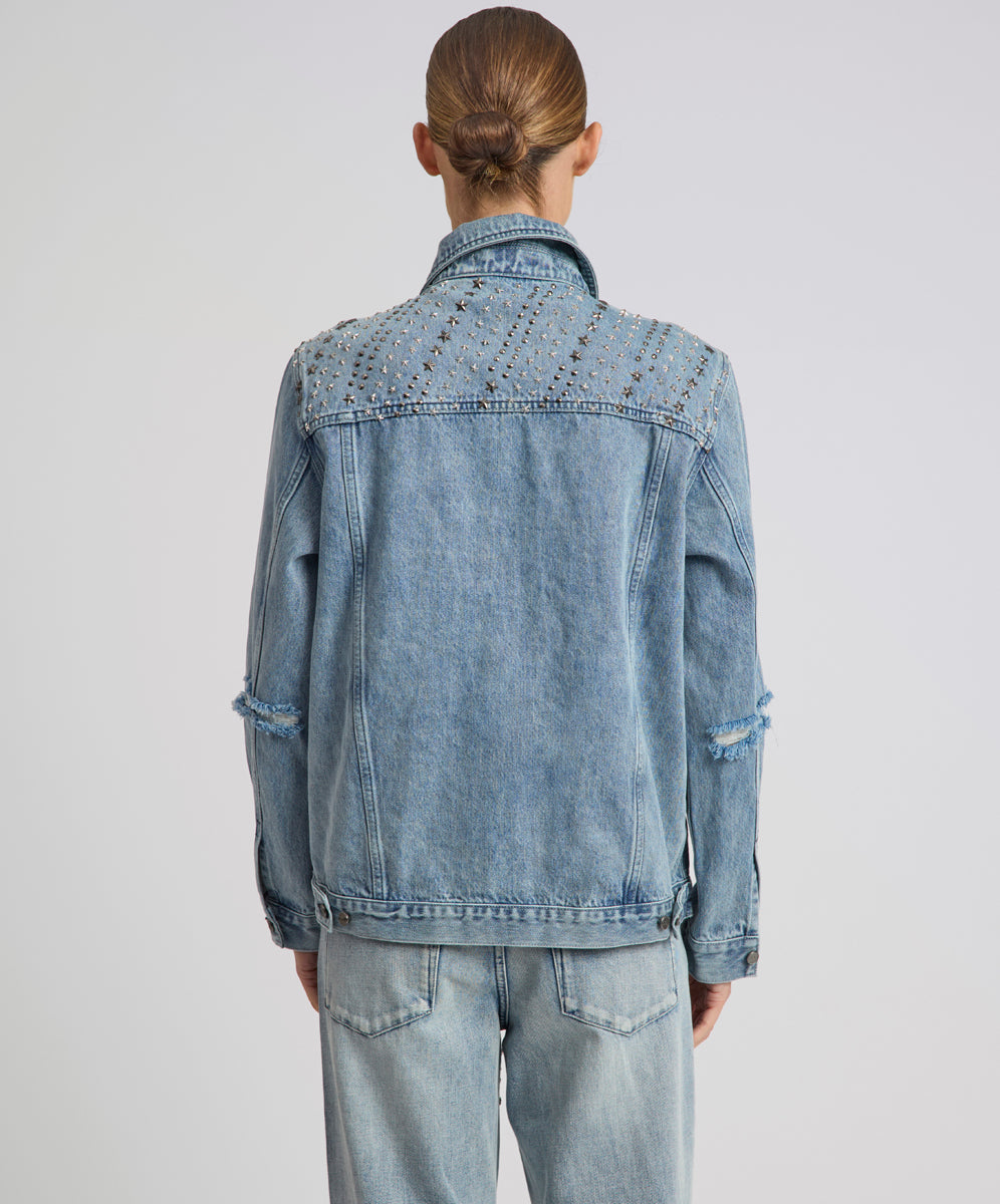 25th Anniversary Limited Edition Trucker Studded Denim Jacket