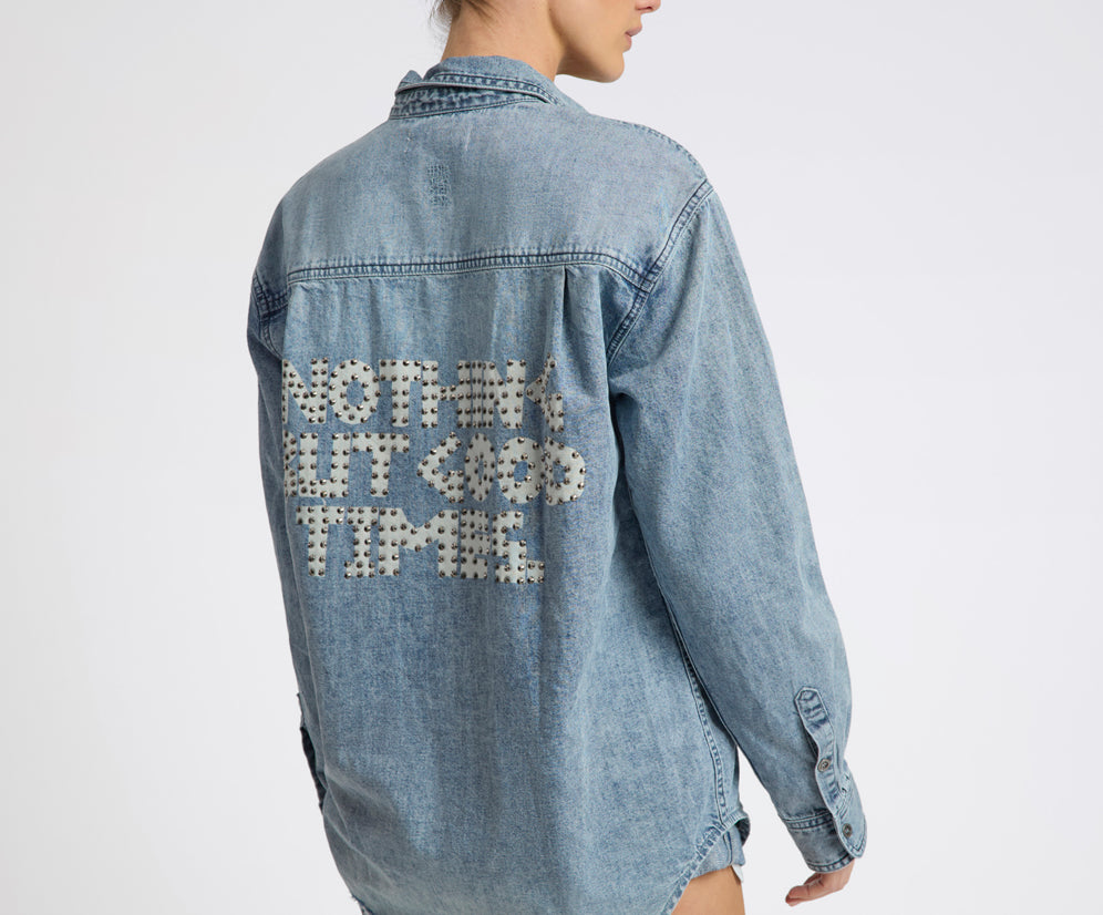 25th Anniversary Limited Edition Everyday Studded Denim Shirt - Salty Dog
