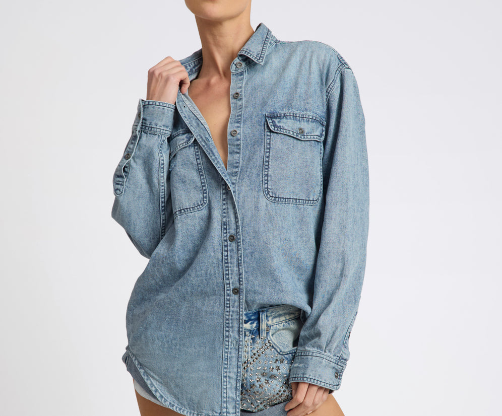 25th Anniversary Limited Edition Everyday Studded Denim Shirt - Salty Dog