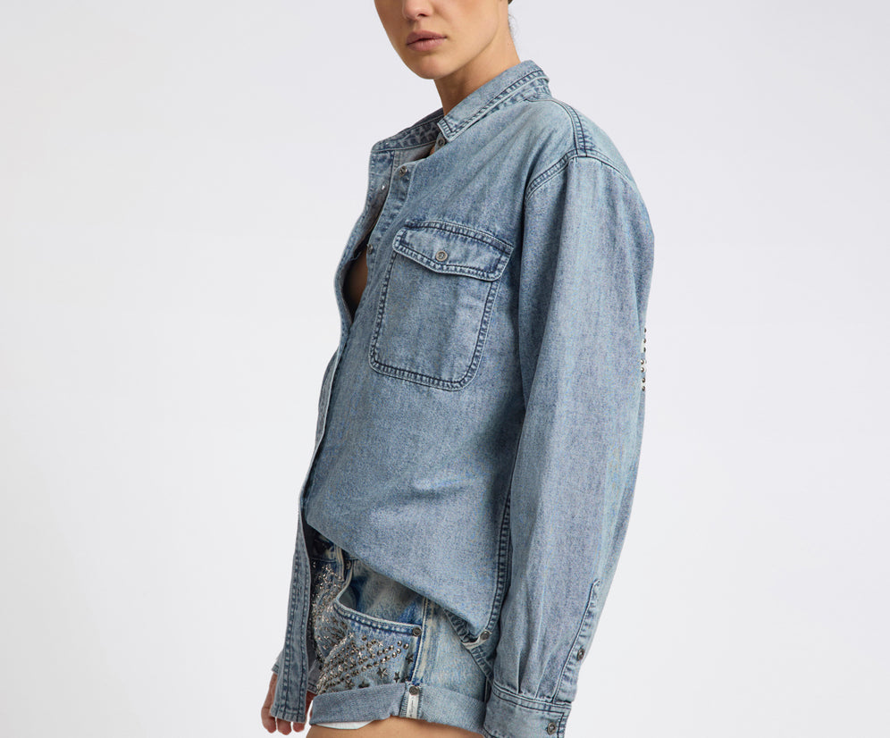 25th Anniversary Limited Edition Everyday Studded Denim Shirt - Salty Dog