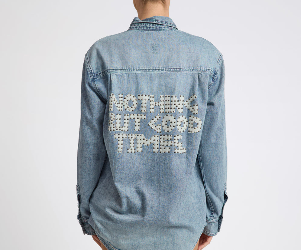 25th Anniversary Limited Edition Everyday Studded Denim Shirt - Salty Dog