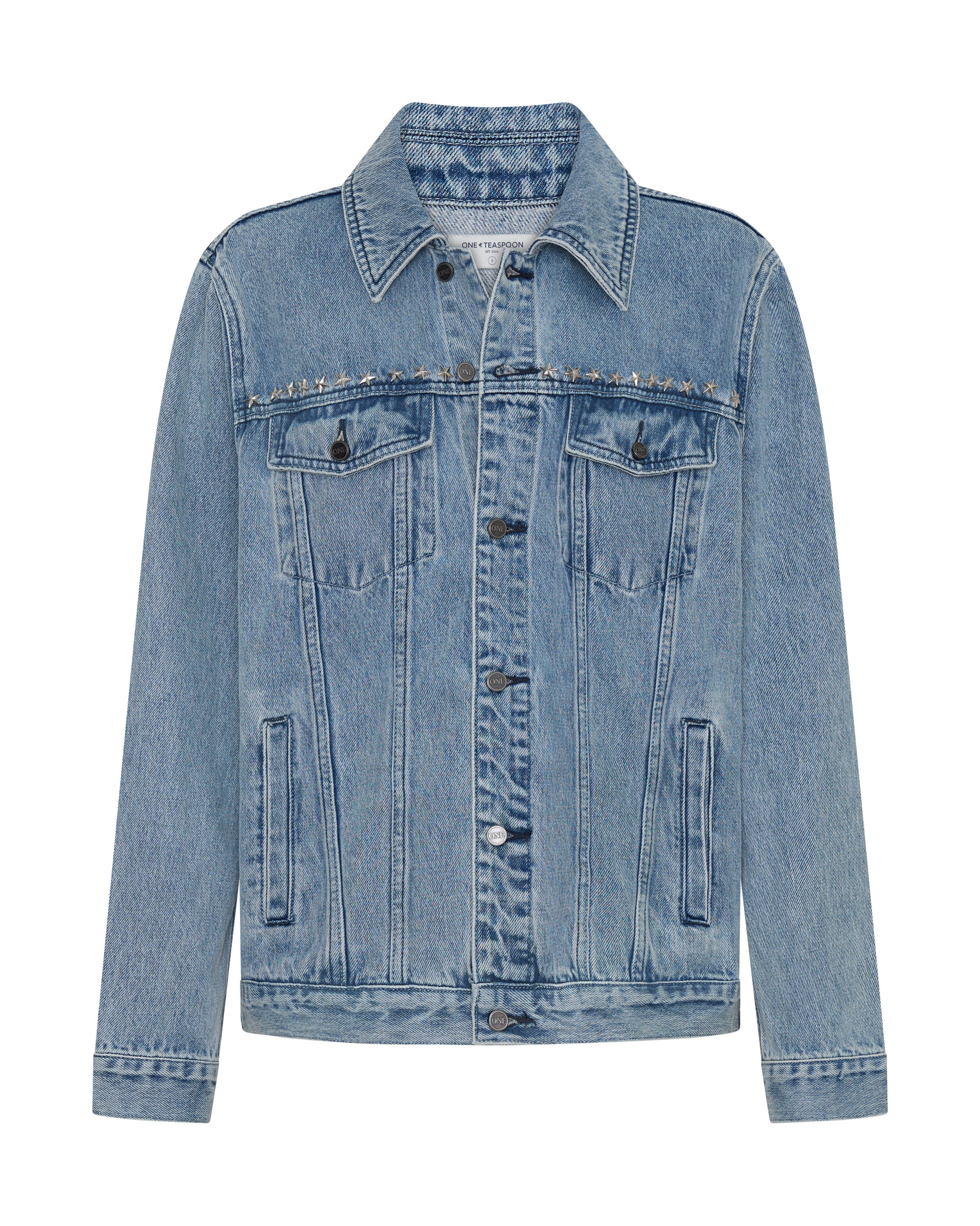 17SS Studded Denim Trucker Jacket  デニム Supreme Studded Denim Trucker Jacket Blue Men's - SS17 - US